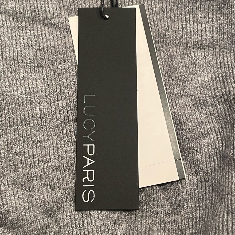 Lucy Paris Gray Sleeveless Tank Top - Picture 3 of 5